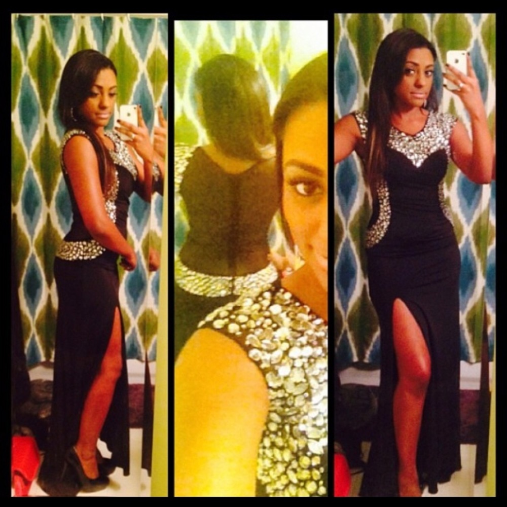 Black gown